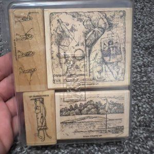 Stampin' Up! The Back Nine 4 pc. Mounted Stamp Set